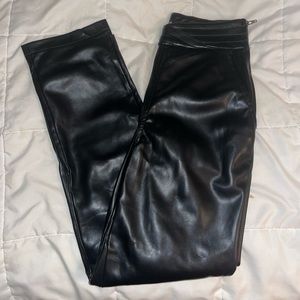 7 for all mankind faux leather pants